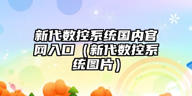 新代數控系統國內官網入口（新代數控系統圖片）