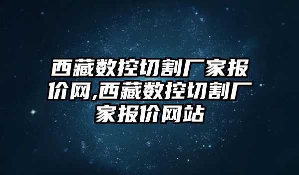 西藏數控切割廠家報價網,西藏數控切割廠家報價網站