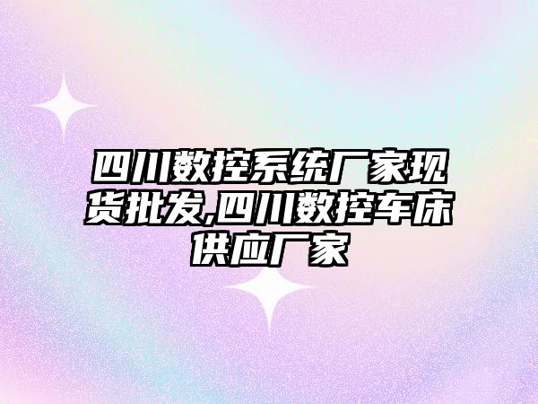 四川數控系統廠家現貨批發,四川數控車床供應廠家