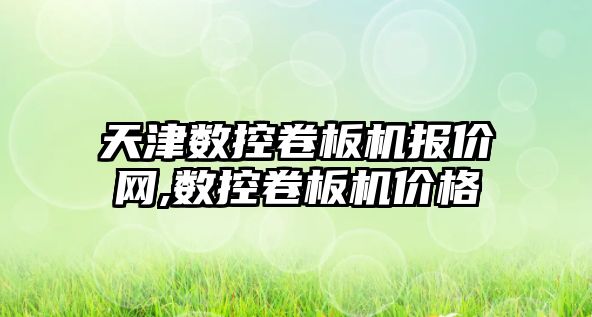 天津數控卷板機報價網,數控卷板機價格