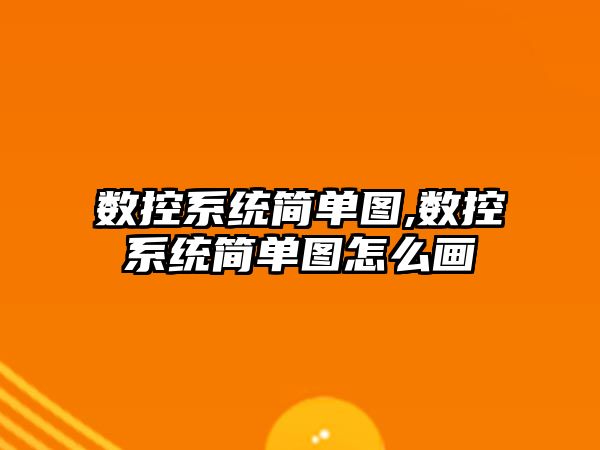 數控系統簡單圖,數控系統簡單圖怎么畫