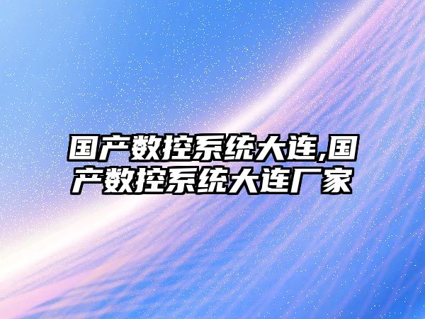 國產數控系統大連,國產數控系統大連廠家