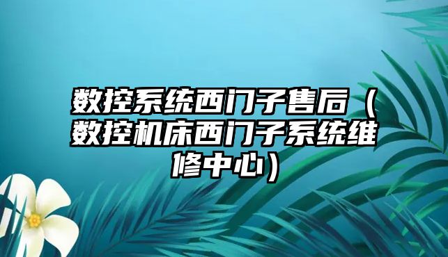 數控系統西門子售后（數控機床西門子系統維修中心）